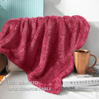 Exclusivo Mezcla Plush Fuzzy Fleece Bed Blanket King Size, Super Soft, Fluffy - Image 6
