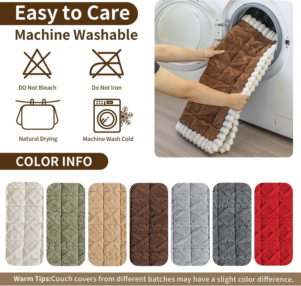 27.6”x27.6” Couch Cover for Dogs, Washable Sofa Protector for Pets