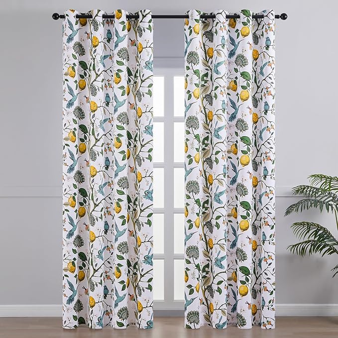 Topfinel 102 Inches Long White Luxury Curtains - Image 2