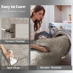 8x10 Area Rugs for Living Room: Fluffy Shag Soft Washable Rug Large Fuzzy Plush - Image 4