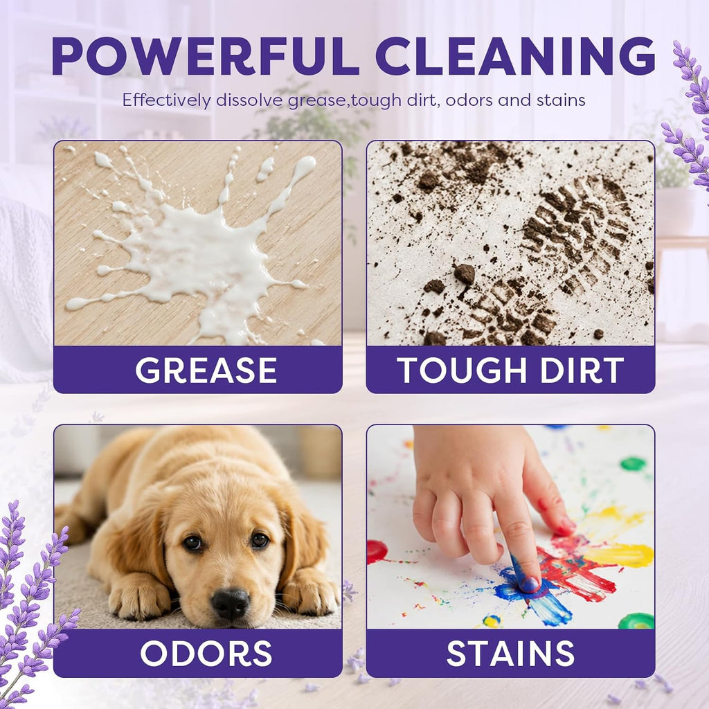 82 FL OZ Lavender Floor Cleaning Solution Compatible with iRobot Roomba