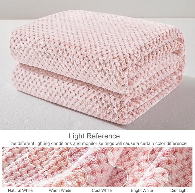 Exclusivo Mezcla Fleece Bed Blanket King Size, Super Soft and Warm Blankets - Image 7
