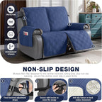 TAOCOCO 100% Waterproof Loveseat Recliner Covers 2 Seater, Split Loveseat Covers - Image 5