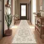 Yamaziot Washable Runner Rug, 2x12 Non-Slip Boho Vintage Hallway Rug Runner - Image 5