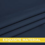 NICETOWN Room Darkening Draperies Curtains Panels, 2 Panels Navy Blue W52 x L84 - Image 6