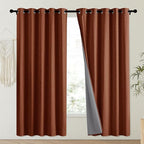NICETOWN 100% Absolutely Blackout Linen Curtains - Image 2