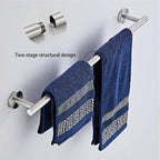 Brushed Nickel Bathroom Hardware Set 5 Piece with Towel Racks for Bathroom, SUS304 Stainless Steel Bath Towel Bar Set, 24 Inch Wall Mounted Accessories Kit…