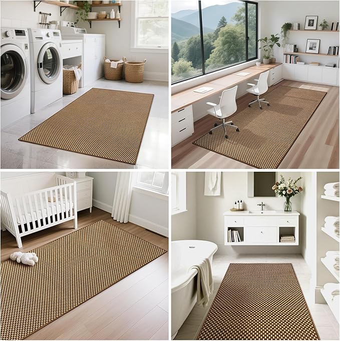 YDKGL 2x6 ft Kitchen Runner Rugs Mat Non Slip Woven Runners - Image 8