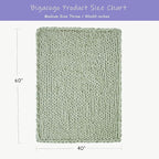 Bigacogo Chunky Knit Throw Blanket - Image 2