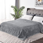 BEDELITE Fleece Throw Blanket for Couch – 3D Ribbed Jacquard Soft and Warm - Image 3