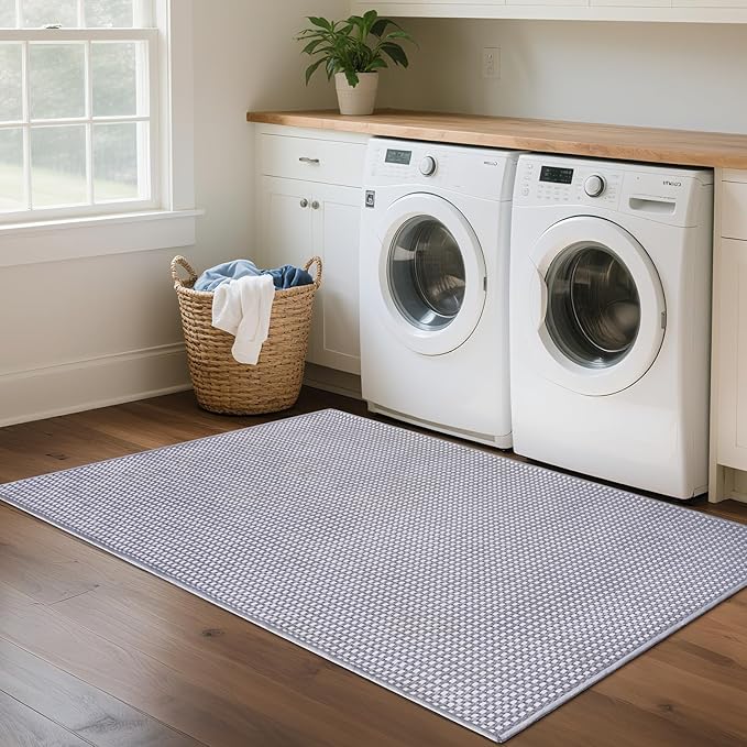 YDKGL 3x5 ft Area Rug Entryway Runner Rug Non Slip Washable, Boho Woven Kitchen - Image 8