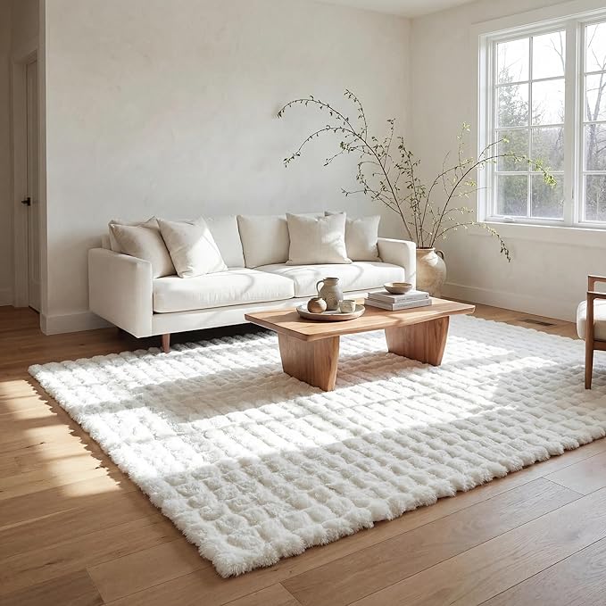 nuLOOM 3'9" x 6' Cozy Plush SuperiorWash Area Rug, Machine Washable, Soft by nuLOOM