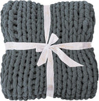 Bigacogo Chunky Knit Throw Blanket - Image 7