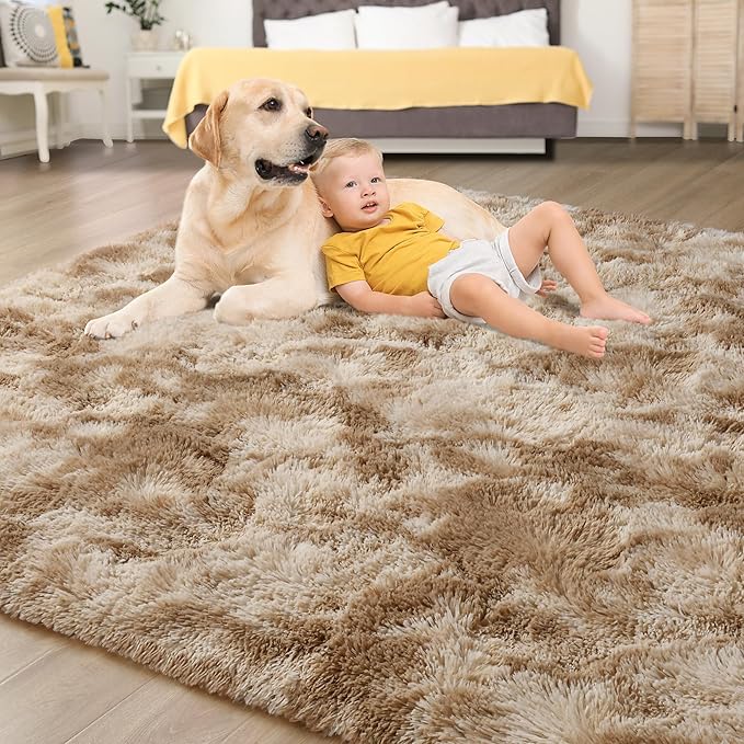 Tepook Area Rugs 9x12 for Living Room, Super Soft Fluffy Rugs for Bedroom - Image 4