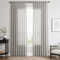 Nanspring Light Gray Linen Curtains by Nanspring