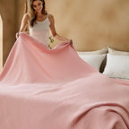 Bedsure 100% Cotton Muslin Blanket King Size - Image 8