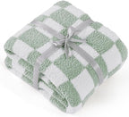 Bedsure GentleSoft Checkered Throw Blanket - Image 2