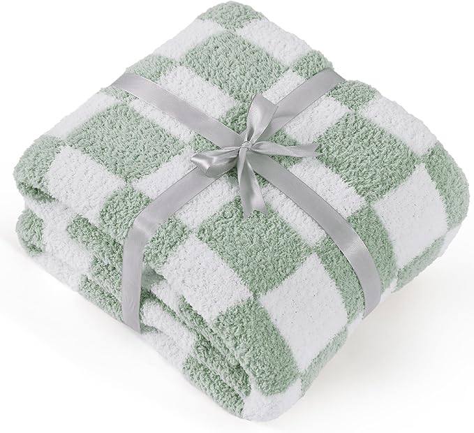 Bedsure GentleSoft Checkered Throw Blanket - Image 2