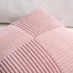 Fancy Homi 2 Packs Blush Pink Long Lumbar Decorative Throw Pillow Covers 16x24 - Image 4