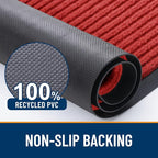 OLANLY Front Door Mat Indoor Outdoor Entrance, Waterproof Heavy Duty Doormat - Image 3