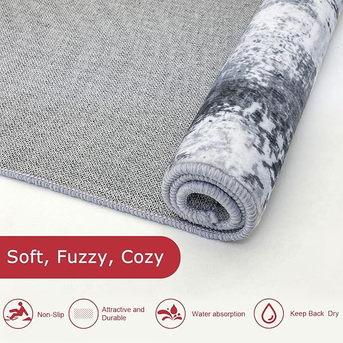KOZYFLY Modern Abstract Rug Runner - Image 7