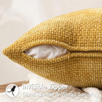 MIULEE Pack of 2 Couch Throw Pillow Covers 20x20 Inch Neutral Gold Modern Boho - Image 5