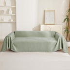 MYSKY HOME Chenille Sofa Slipcovers Sage Green Sofa Covers - Image 8