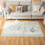 EasyJoy Ultra Soft Fluffy Shaggy Area Rug Faux Fur Rug Chair Cover Seat Pad - Image 4