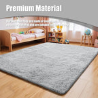 9x12 Fluffy Area Rugs for Living Room, Large Fuzzy Shag Area Rug for Bedroom - Image 8