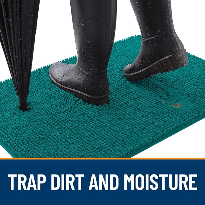 OLANLY Dog Door Mat for Muddy Paws 44x24, Absorbs Moisture and Dirt, Absorbent - Image 2