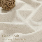 Nanspring Vanilla Linen Curtains - Image 4