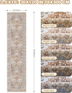 Kitchen Runner Rug Non Slip Washable 2.5x10, Soft Ultra-Thin Entryway Rug - Image 2