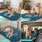 Smiry Dog Door Mat for Muddy Paws, Absorbent Dirt Trapper Non Slip Quick Dry - Image 8