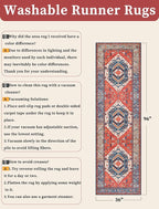 SERISSA Runner Rug for Hallways, 3x8 Washable Non Slip Kitchen Runner Rug - Image 2
