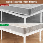 EMODA 6 PCS Mattress Stoppers to Prevent Sliding, Mattress Gripper, White