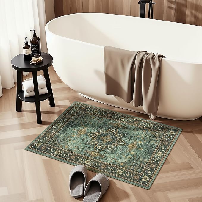 Lofus 2x3 Washable Rug for Entryway Bathroom, Non Slip Kitchen Mats for Floor - Image 6