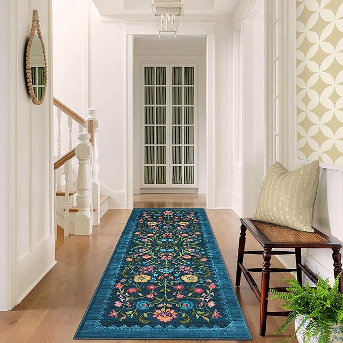 GarveeHome Floral Rug 2.5x10 Runners - Image 9