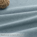 Guken Blue 100% Blackout Curtains 92 Inch Length 2 Panels Set - Image 3