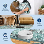 GarveeHome Teal 2x3 Door Mat Indoor Rugs - Image 5