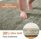 OPPODREAM Border Soft Area Rugs 8x10, Washable Brown Rug - Image 2