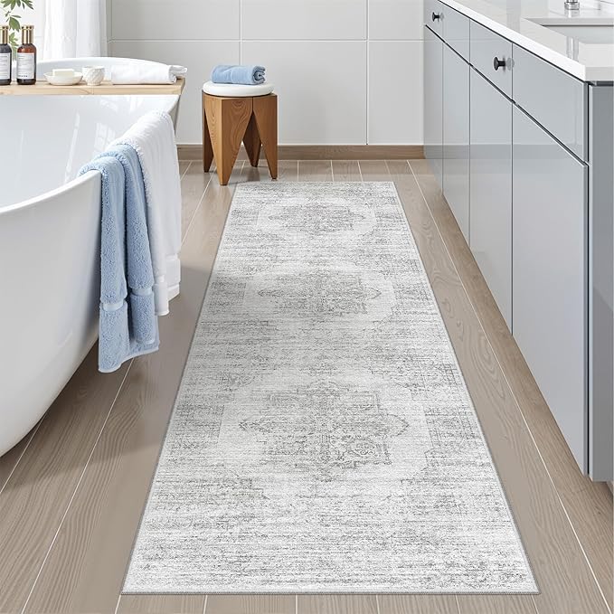 2x6 Runner Rug Non Slip for Entryway, Washable Runners for Kitchen, Soft Thin by Restydon