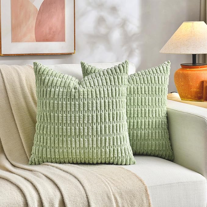 Fancy Homi Set of 4 Spring Boho Decorative Throw Pillow Covers 20x20 Inch - Image 5