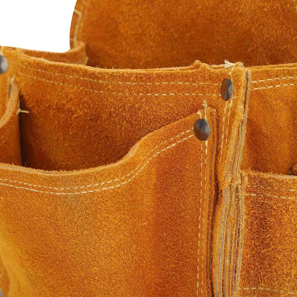 Professional Nail Tool Waist Bag Leather Tool Pouch