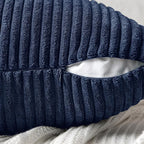 MIULEE Navy Blue Decorative Throw Pillow Covers 18x18 Inch - Image 3