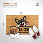 Welcome Dog - 17"x29" - Coir Door Mat - Welcome Mats - Image 3
