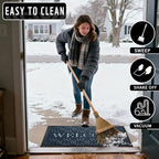 Yimobra Welcome Mat Outdoor Indoor, All-Season Waterproof Front Door Mat - Image 7