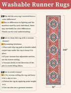 SERISSA Runner Rug for Hallways, 3x14 Washable Non Slip Kitchen Runner Rug - Image 6