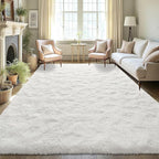 LOCHAS Ultra Soft Indoor Modern Area Rugs Fluffy Living Room Carpets by LOCHAS