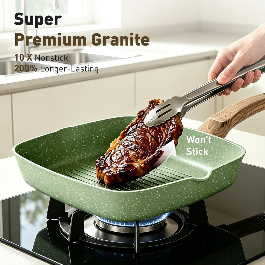 30 Piece Pots and Pans Set, Kitchen Cookware Sets Non Stick