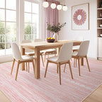 Nakagishi Pink Rugs for Bedroom Girls: 6x9 Washable Boho Large Neutral Cute - Image 5